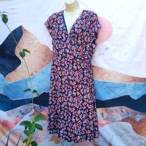 Banana republic size 18P blue pink orange